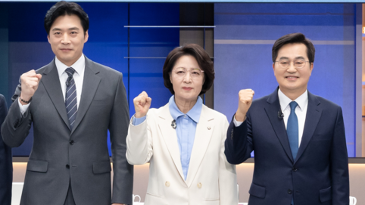 與 경기지사 본경선 돌입...한준호·추미애·김동연 ‘3파전’ 격돌