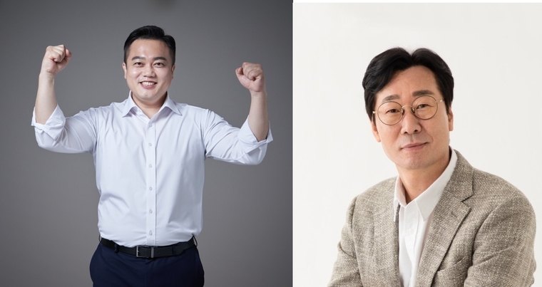 사진 / (왼쪽) 국민의힘 구혁모 화성시장 후보 (오른쪽) 더불어민주당 정명근 화성시장 후보
