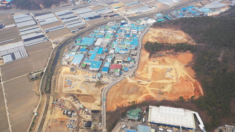 준공승인을 마친 '팔곡일반산업단지' 전경 / 사진 제공 : 안산도시공사