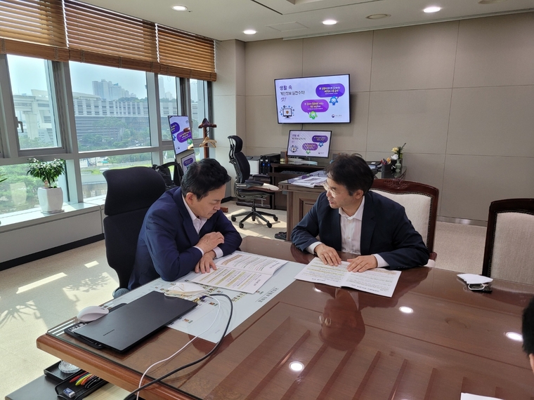 이동환 고양시장, 원희룡 국토교통부 장관 만나 지역발전 핵심현안 건의 <사진 제공 : 고양시>