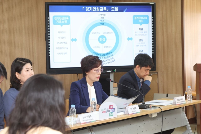 경기도교육청이 자율성에 기반한 권리와 책임의 균형 있는 인성 교육을 목표로 한 ‘경기인성교육 로드맵’을 제시했다. 사진=경기도교육청 제공