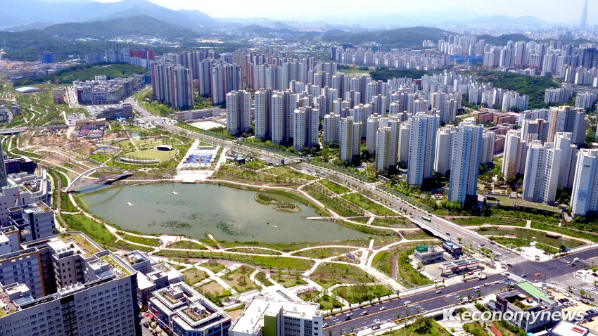  미사호수공원 전경 <사진 하남시청 제공>