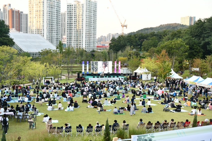 영통구 '그린하모니콘서트' 모습 <수원시 영통구 제공>