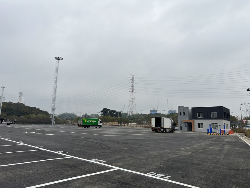 화물자동차 동탄 공영차고지 모습 <화성시 제공>