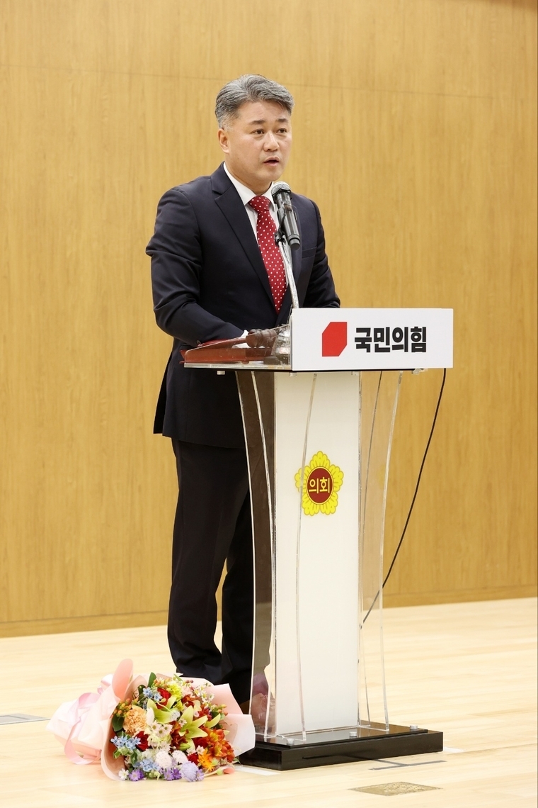 김정호 신임 경기도의회 국민의힘 대표 <경기도의회 제공>