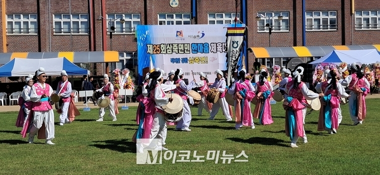 풍물놀이 모습 <안영찬 기자>