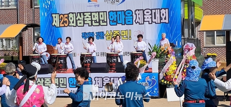 난타공연 모습 <안영찬 기자>