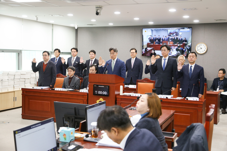 경기도의회 운영위원회 행정사무감사 <경기도의회 제공>