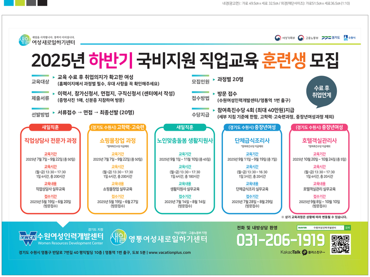 <사진제공/수원여성인력개발센터&영통여성새로일하기센터>
